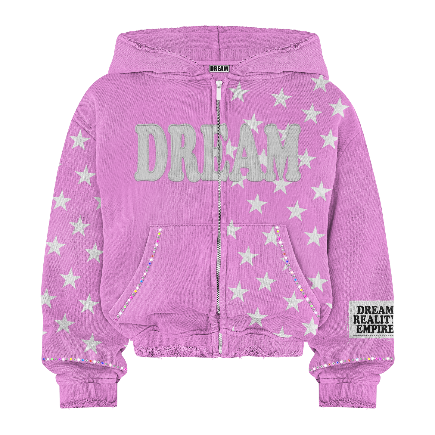 DREAM REALITY HOODIE PINK