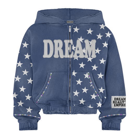 DREAM REALITY HOODIE BLUE