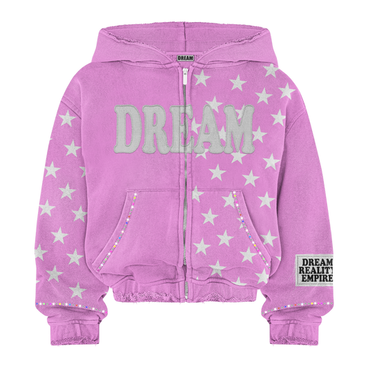 DREAM REALITY HOODIE PINK